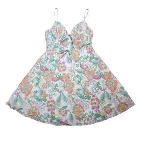 Love + Harmony Pastel Floral Mini Sundress Size Large